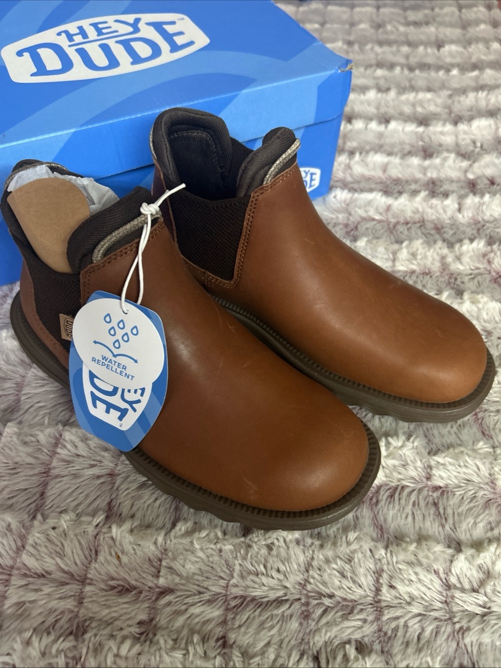 Hey Dude women Brown Branson Boot Craft Leather size 6